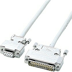 【送料無料】サンワサプライ KRS-423XF5N RS-232Cケーブル（クロス・5m）【在庫目安:お取り寄せ】