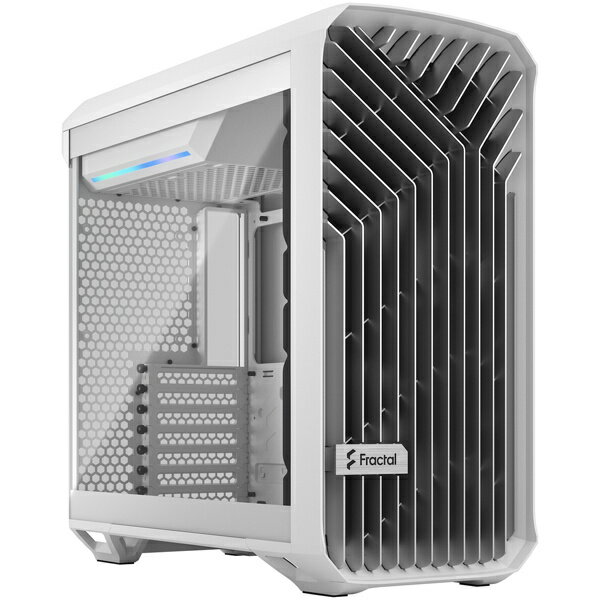 【送料無料】Fractal Design FD-C-TOR1C-03 ミドルタワー型PCケース Torrent Compact White TG Clear Tint【在庫目安:お取り寄せ】