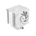 【送料無料】Deepcool R-AK500-WHADMN-G AK500 DIGITAL WH/ 空冷CPU FAN/ ホワイトモデル/ CPU温度をモニタリング可能なデジタルパネル搭載/ Intel LGA1700/ 1200/ 1155/ 1151/ 1150/ 2066/ 2011-v3/ 2011/ AMD AM5/ AM4対応