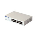 【在庫目安:あり】【送料無料】ELECOM EHB-UG2B16-S 法人向けスイッチングハブ/ アンマネージ/ Giga/ 16ポート/ 3年保証