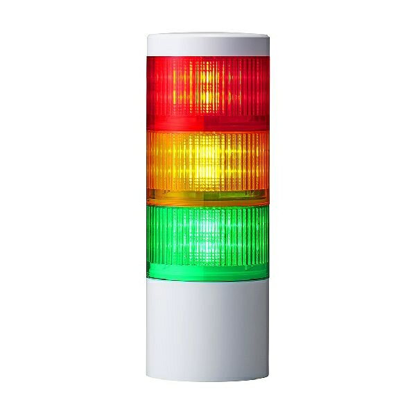 【送料無料】パトライト LR10-302WJNW-RYG 積層信号灯 シグナルタワー Φ100 LR10シリーズ【在庫目安:お取り寄せ】| パソコン周辺機器