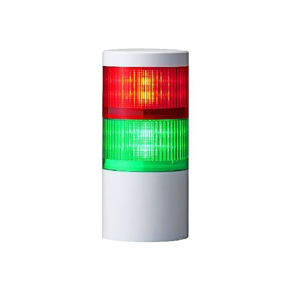 【送料無料】パトライト LR10-2M2WJNW-RG 積層信号灯 シグナルタワー Φ100 LR10シリーズ【在庫目安:お取り寄せ】| パソコン周辺機器