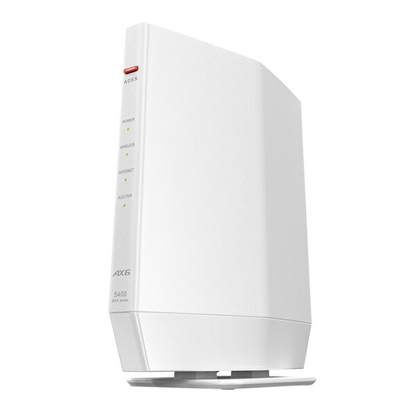 【送料無料】バッファロー WSR-5400AX6P-WH 無線LAN親機 11ax/ ac/ n/ a/ g/ b 4803+573Mbps【在庫目安:僅少】