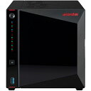 【送料無料】ASUSTOR AS5404T NIMBUSTOR 4 Gen2 4ベイNAS Intel Celeron N5105 クアッドコア CPU 4GB DDR4 M.2 SSD 4スロット搭載 3年保証【在庫目安:お取り寄せ】| NAS RAID レイド(2)