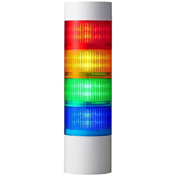 【送料無料】パトライト LR10-4M2WJBW-RYGB 積層信号灯 シグナルタワー Φ100 LR10シリーズ【在庫目安:お取り寄せ】| パソコン周辺機器