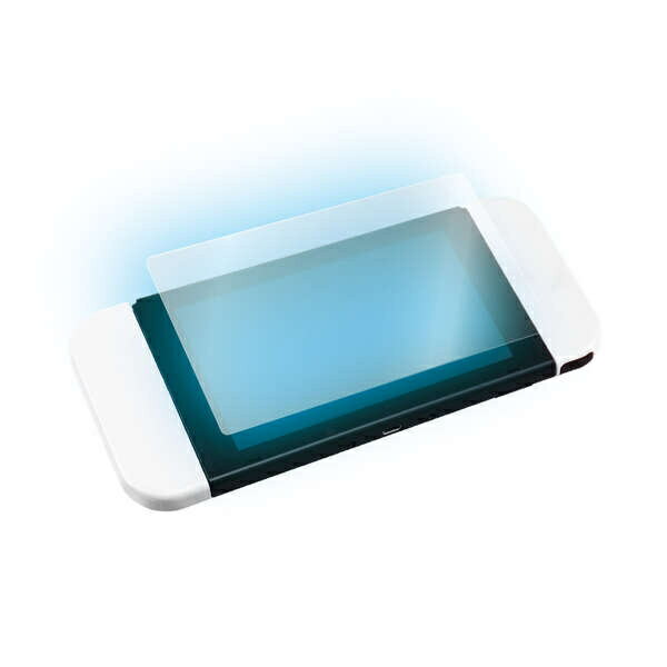 ELECOM GM-NSE21FLGGBL Nintendo Switch 有機ELモデル専用液晶保護フィルム/ ガラス/ ブルーライトカット【在庫目安:お取り寄せ】