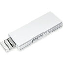 Verbatim USBF4GVW1 USBフラッシュメモリー 4GB USB2.0/ 1.1準拠スライド式 白【在庫目安:お取り寄せ】