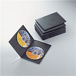 ELECOM CCD-DVDS06BK スリムDVDトールケース【在庫目安:お取り寄せ】