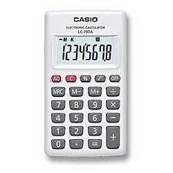 CASIO LC-797A-N パーソナル電卓 カード