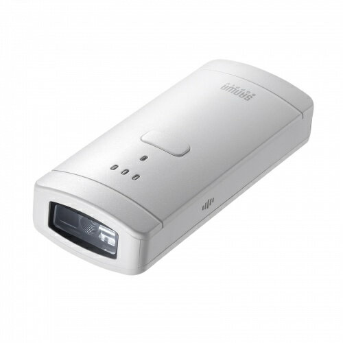 【送料無料】サンワサプライ BCR-BT2D3W Bluetooth対応2次元バーコードリーダー（抗菌）【在庫目安:お取り寄せ】