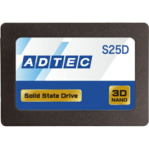 【送料無料】アドテック ADC-S25D1S-2TB 3D NAND SSD ADC-S25Dシリーズ 1.92TB 2.5inch SATA【在庫目安:お取り寄せ】