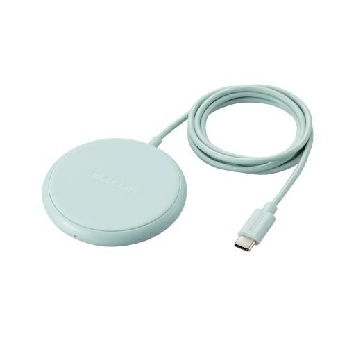 ELECOM W-QA25GN Qi規格対応ワイヤレス充電器/ 5W/ 卓上/ ケーブル一体/ 1m/ グリーン【在庫目安:お取り寄せ】 ELECOM W-QA25GN Qi規格対応ワイヤレス充電器/ 5W/ 卓上/ ケーブル一体/ 1m/ グリーン【在庫目安:お取り寄せ】