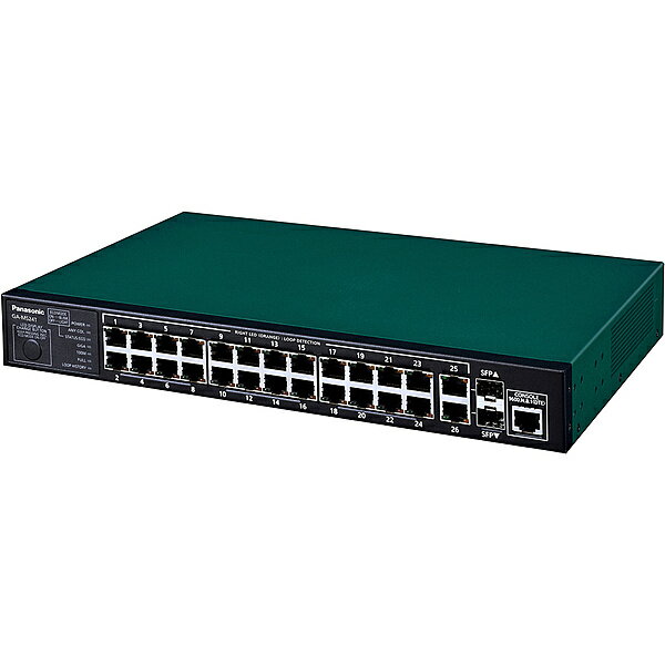 【送料無料】パナソニックEWネットワークス PN26244 GA-MS24T【在庫目安:お取り寄せ】| パソコン周辺機器 スイッチングハブ L2スイッチ レイヤー2スイッチ スイッチ ハブ L2 ネットワーク PC パソコン