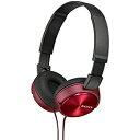 【送料無料】SONY(VAIO) MDR-ZX310/R ステレオヘッドホン レッド【在庫目安:お取り寄せ】| AV機器