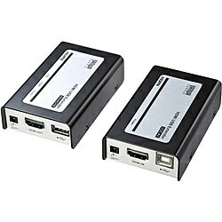 【送料無料】サンワサプライ VGA-EXHDU HDMI+USB2.0エクステンダー【在庫目安:お取り寄せ】| パソコン周辺機器 複合エクステンダー エクステンダー PC パソコン