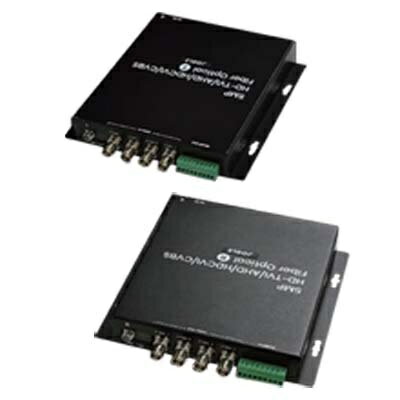 【送料無料】ジョブル HD401F4-5M AHD/ HD-TVI/ HDCVI/ コンポジット 4映像・RS485光ファイバー長距離伝送装置【在庫目安:お取り寄せ】| パソコン周辺機器 複合エクステンダー エクステンダー PC パソコン