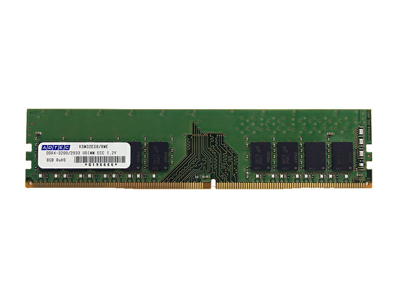 【送料無料】アドテック ADS3200D-E16GDB4 DDR4-3200 UDIMM ECC 16GB×4枚 2Rx8【在庫目安:お取り寄せ】