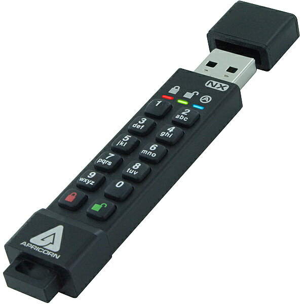 【送料無料】Apricorn ASK3-NX-128GB Aegis Secure Key 3NX - USB3.0 Flash Drive 128GB【在庫目安:お取り寄せ】