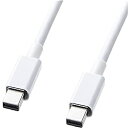 サンワサプライ KC-DPMM2W ミニDisplayPortケーブル(2m・ホワイト)【在庫目安:お取り寄せ】(2)