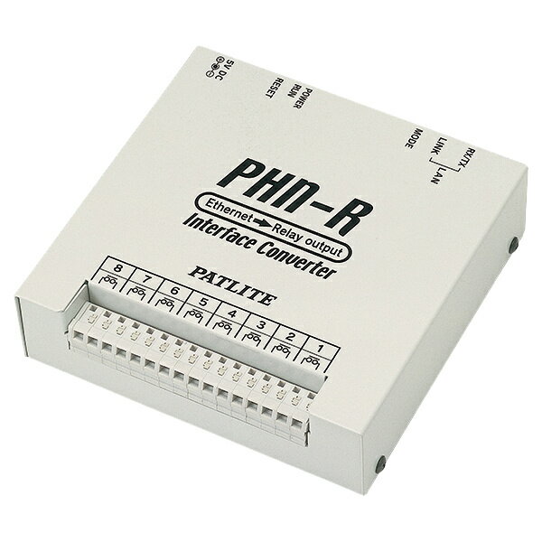 【送料無料】パトライト PHN-R Ethernet インターフェースコンバータ (Ethernet＞リレー)【在庫目安:お取り寄せ】
