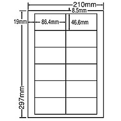 【送料無料】東洋印刷 LDW12PBA シンプルパックシートカットラベル A4版 12面付(1ケース500シート)【在庫目安:お取り寄せ】| ラベル シ..