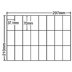 シートカットラベル A4版 24面付(1ケース500シート)詳細スペックタイプ専用紙サイズ(規格)A4入数500シート/ケース白色度80%GPN(グリーン購入ネットワーク)登録