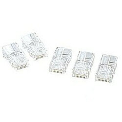 【送料無料】サンワサプライ ADT-RJ45-100 RJ-45コネクタ（より線用・100個入り）【在庫目安:お取り寄せ】| パソコン周辺機器 コネクタ コネクター プラグ モジュール