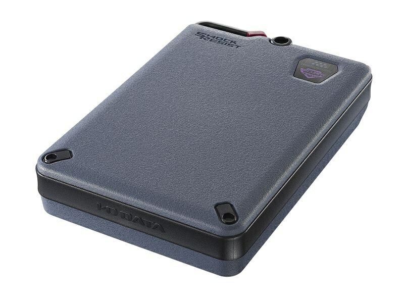 【送料無料】IODATA HDPD-SUTC4 USB 5Gbps（USB3.2 Gen1）対応 ハードウェア自動暗号化＆耐衝撃ポータブルHDD 4TB【在庫目安:お取り寄せ】| パソコン周辺機器