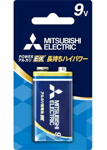 三菱電機 6LF22EXR/1BP アルカリ乾電池（ブリスターパック） 9V【在庫目安:お取り寄せ】