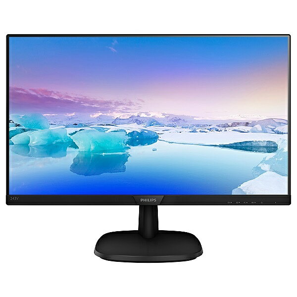 楽天PC＆家電《CaravanYU 楽天市場店》【在庫目安:あり】【送料無料】PHILIPS 243V7QJAB/11 液晶ディスプレイ 23.8型/ 1920×1080/ DisplayPort、HDMI、D-Sub/ ブラック/ スピーカー：あり/ 5年間フル保証| 家電 ディスプレイ ディスプレー モニター モニタ