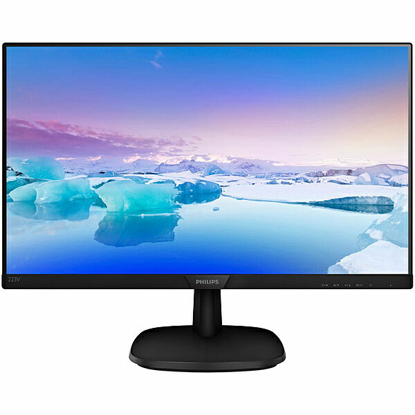 【在庫目安:あり】【送料無料】PHILIPS 223V7QJAB/11 液晶ディスプレイ 21.5型/ 1920×1080/ DisplayPort HDMI D-sub/ ブラック/ スピーカー：あり/ 5年間フル保証