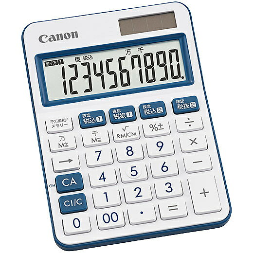 Canon 2306C003 電卓 LS-105WUC-NV SOB【在庫目安:お取り寄せ】| 事務機 電卓 計算機 電子卓上計算機 小型 演算 計算 税計算 消費税 税