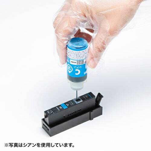 サンワサプライ INK-C330B60 詰め替えインク BCI-300/ 330・XKI-N20対応【在庫目安:お取り寄せ】