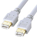 サンワサプライ KE-1394-1K IEEE1394ケーブル(6pin-6pin・1m・ライトグレー)【在庫目安:お取り寄せ】(2)