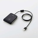 【送料無料】ELECOM MR-ICA001BK ICカードリーダライタ/ 非接触式/ ケーブル1m/ ブラック【在庫目安:僅少】