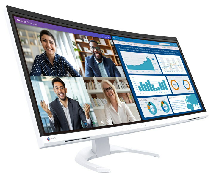 【送料無料】EIZO EV3450XC-WT 液晶ディスプレイ 34.1型/ 3440×1440/ 
