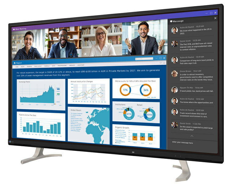 【送料無料】EIZO EV4340X-BK 液晶ディスプレイ 42.5型/ 3840×2160/ H