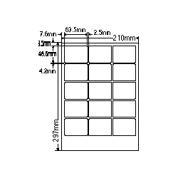 カラーレーザプリンタ用ラベル光沢紙タイプ(15面)詳細スペックタイプ専用紙サイズ(規格)A4入数400枚/箱GPN(グリーン購入ネットワーク)登録