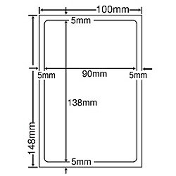 レーザプリンタ用ラベル PS版 100mm×148mm 1面付詳細スペックタイプ専用紙サイズ(規格)PS入数100シート×10GPN(グリーン購入ネットワーク)登録