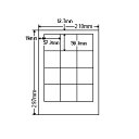 【送料無料】ナナクリエイト CL10 レーザプリンタ用ラベル(12面)普通紙タイプ【在庫目安:お取り寄せ】| ラベル シール シート シール印刷 プリンタ 自作