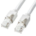 サンワサプライ KB-T6ATS-01W カテゴリ6A LANケーブル(ホワイト・1m)【在庫目安:お取り寄せ】(2)