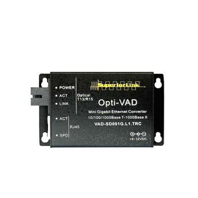 【送料無料】ジョブル VAD-SD001G.L1.TRC 10/ 100/ 1000Mイーサネット光ファイバー伝送 送信器【在庫目安:お取り寄せ】