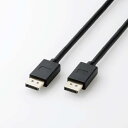 【送料無料】ELECOM CAC-DP1410BK2 DisplayPortケーブル/ ver1.4対応/ 1.0m/ ブラック【在庫目安:お取り寄せ】