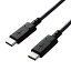 ELECOM U2C-CC30NBK2 USB2.0֥/ C-C/ ǧ/ USB Power Deliveryб/ 3A/ 3.0m/ ֥åں߸ܰ:󤻡