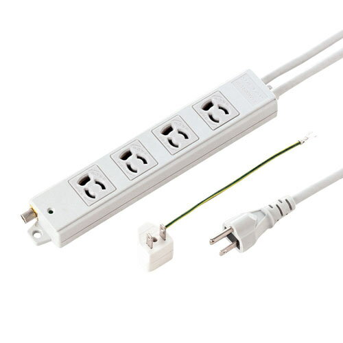 【送料無料】サンワサプライ TAP-5431MGN2-10 抜け止めタップ（3P・4個口・10m）【在庫目安:お取り寄せ】