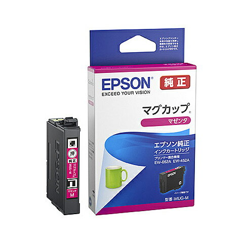 【在庫目安:あり】EPSON MUG-M インクジェットプリンター用 インクカートリッジ/ マグカップ（マゼンタ..