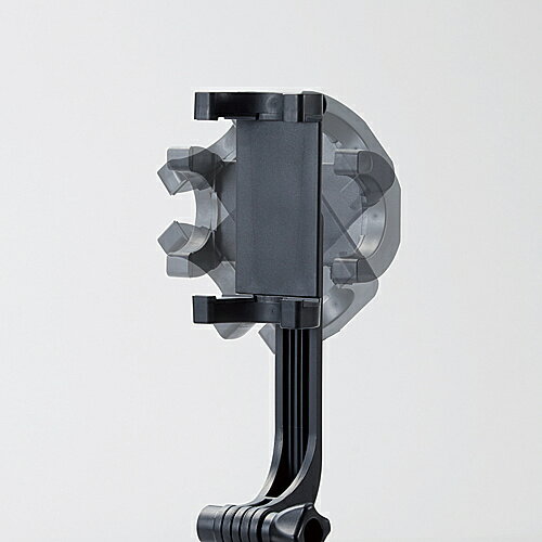 ELECOM P-SSBTRBK Bluetooth自撮り棒/ 回転ホルダー型/ 三脚付/ 45cm/ ブラック【在庫目安:お取り寄せ】| スマホ スマートフォン スマートホン