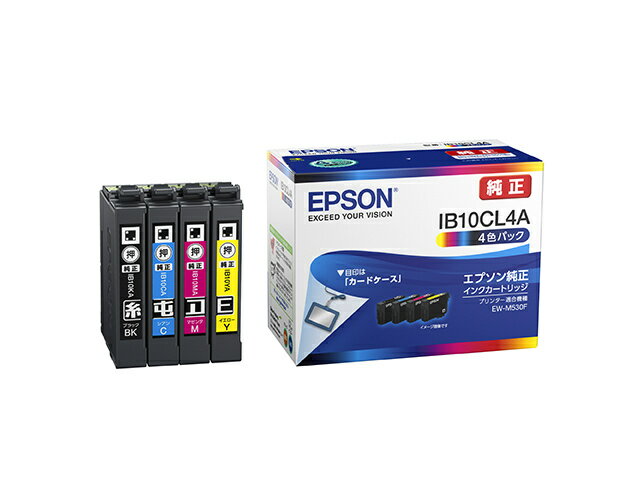 【在庫目安:あり】【送料無料】EPSON IB10CL4A インクジェットプリンター用 インクカートリッジ/ カー..