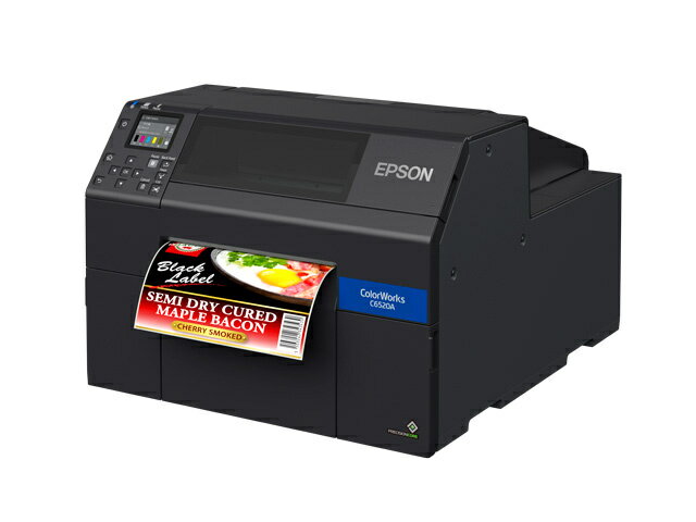 【送料無料】EPSON CW-C6520AG カラーラベルプリンター/ 用紙幅8インチ/ フォト顔料インク搭載/ オートカッターモデル【在庫目安:お取り寄せ】