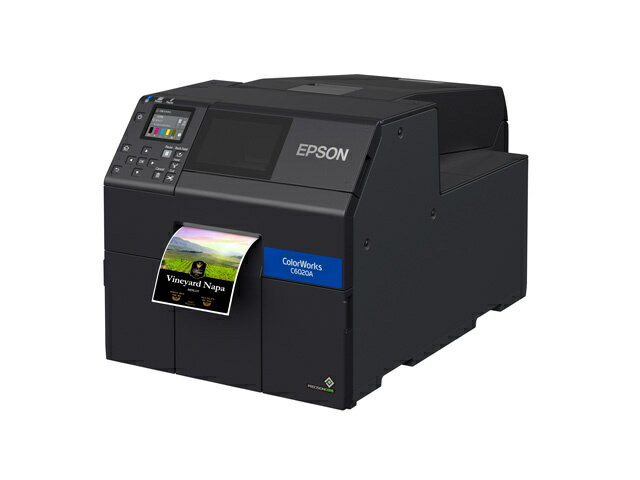 EPSON CW-C6020AM カラーラベルプリンター/ 用紙幅4インチ/ マット顔料インク搭載/ オートカッターモデル